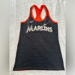 Miami Marlins Racerback Tank Top